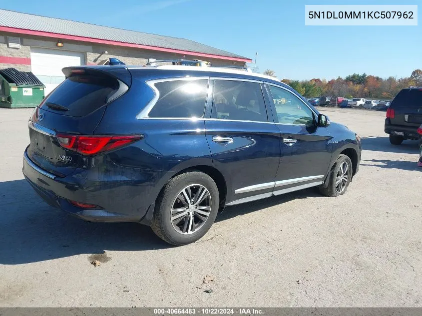 5N1DL0MM1KC507962 2019 Infiniti Qx60 Luxe