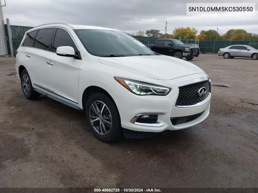 5N1DL0MM5KC530550 2019 Infiniti Qx60 Luxe