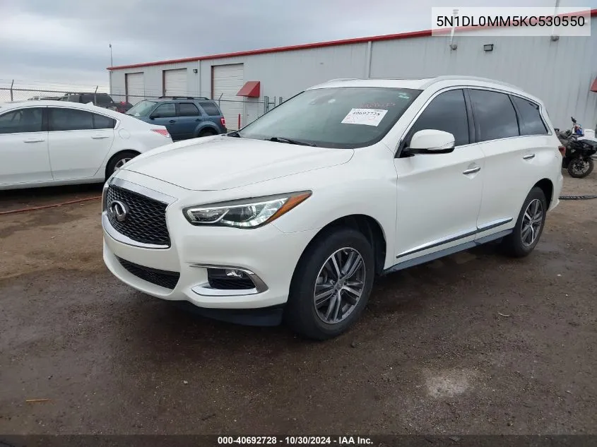 2019 Infiniti Qx60 Luxe VIN: 5N1DL0MM5KC530550 Lot: 40692728