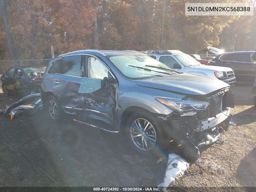 5N1DL0MN2KC568388 2019 Infiniti Qx60 Luxe