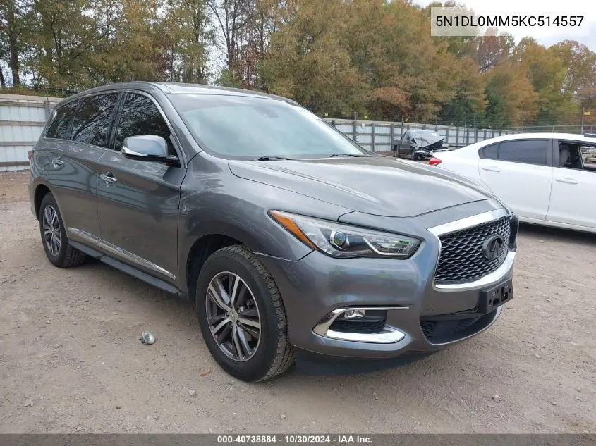 5N1DL0MM5KC514557 2019 Infiniti Qx60 Pure