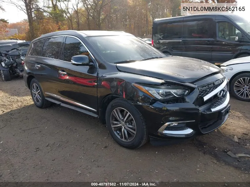 2019 Infiniti Qx60 Luxe VIN: 5N1DL0MM8KC562165 Lot: 40797582