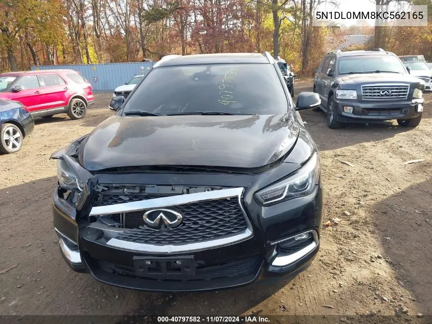 2019 Infiniti Qx60 Luxe VIN: 5N1DL0MM8KC562165 Lot: 40797582