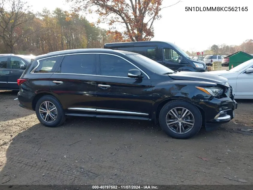 2019 Infiniti Qx60 Luxe VIN: 5N1DL0MM8KC562165 Lot: 40797582