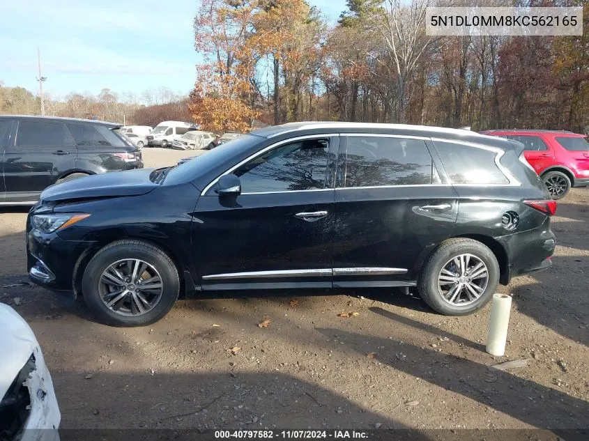 2019 Infiniti Qx60 Luxe VIN: 5N1DL0MM8KC562165 Lot: 40797582