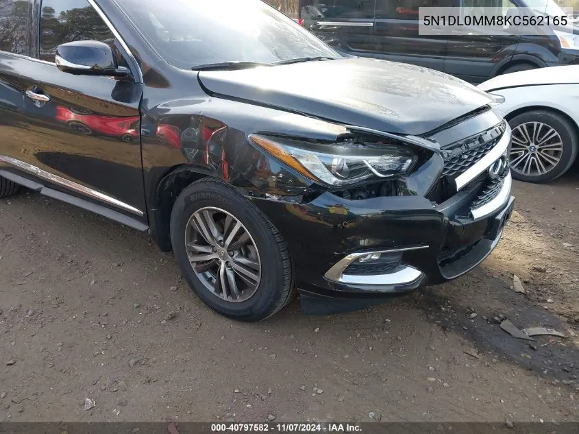 2019 Infiniti Qx60 Luxe VIN: 5N1DL0MM8KC562165 Lot: 40797582