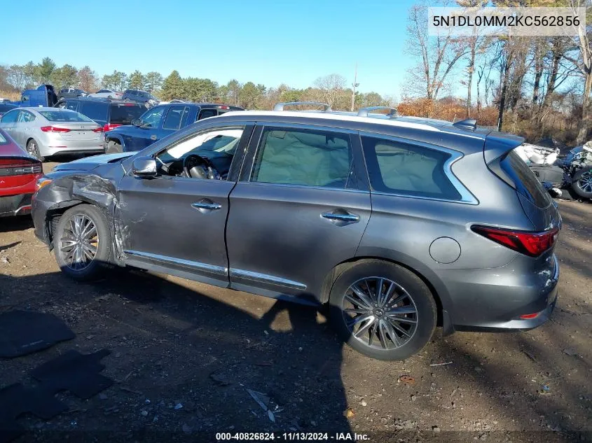 2019 Infiniti Qx60 Luxe VIN: 5N1DL0MM2KC562856 Lot: 40826824