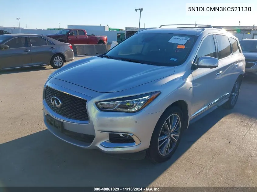 2019 Infiniti Qx60 Luxe VIN: 5N1DL0MN3KC521130 Lot: 40861029