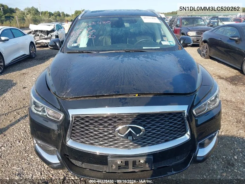 5N1DL0MM3LC520262 2020 Infiniti Qx60 Luxe Awd