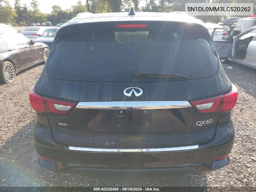 5N1DL0MM3LC520262 2020 Infiniti Qx60 Luxe Awd