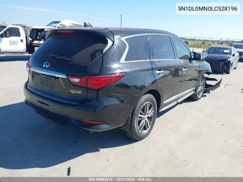 5N1DL0MN0LC528196 2020 Infiniti Qx60 Pure