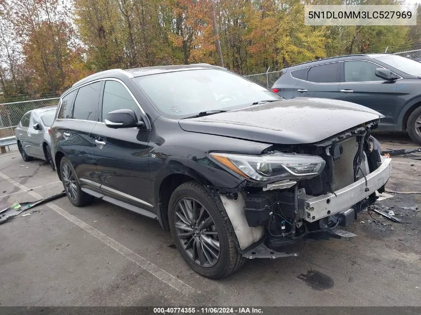 2020 Infiniti Qx60 Luxe Awd VIN: 5N1DL0MM3LC527969 Lot: 40774355