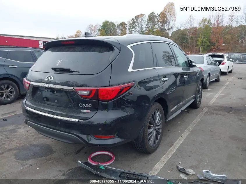 2020 Infiniti Qx60 Luxe Awd VIN: 5N1DL0MM3LC527969 Lot: 40774355