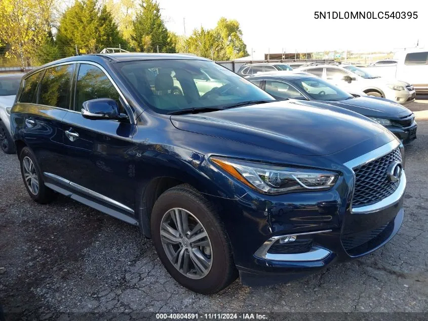 2020 Infiniti Qx60 Luxe VIN: 5N1DL0MN0LC540395 Lot: 40804591