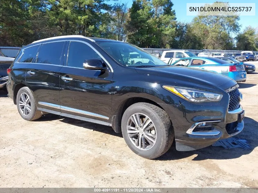 2020 Infiniti Qx60 Luxe VIN: 5N1DL0MN4LC525737 Lot: 40911191