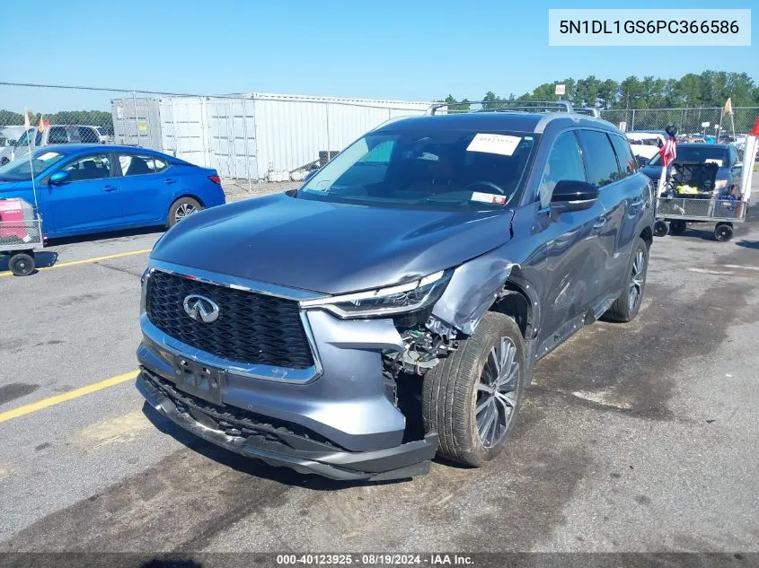 2023 Infiniti Qx60 Sensory Awd VIN: 5N1DL1GS6PC366586 Lot: 40123925