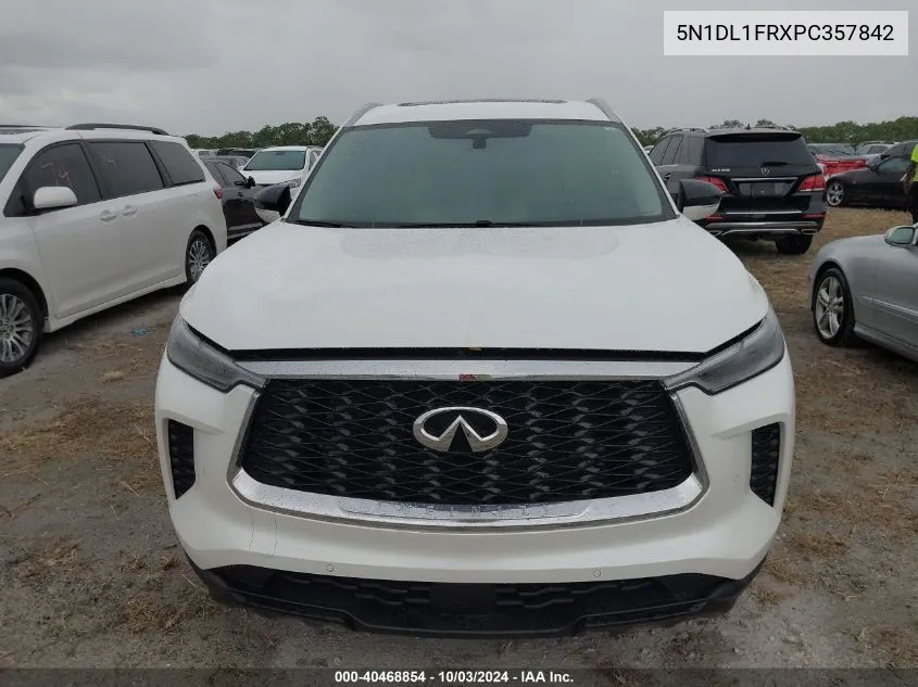 2023 Infiniti Qx60 Luxe VIN: 5N1DL1FRXPC357842 Lot: 40468854