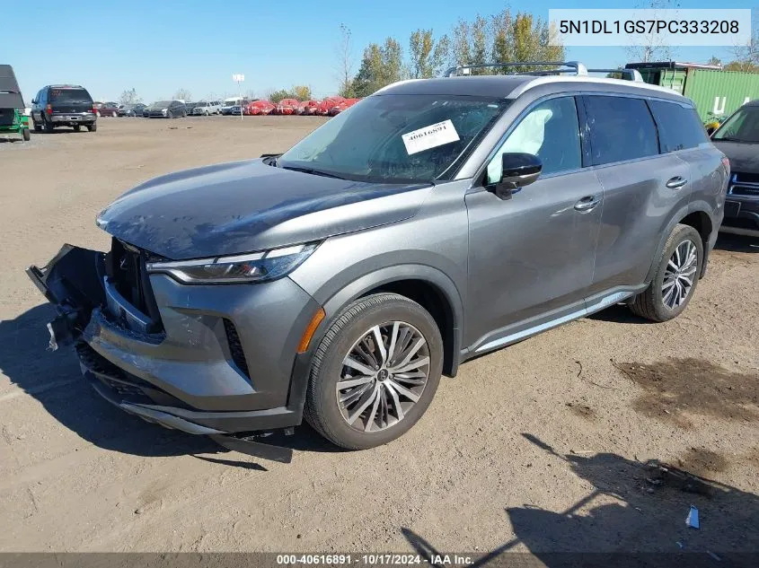 2023 Infiniti Qx60 Sensory Awd VIN: 5N1DL1GS7PC333208 Lot: 40616891