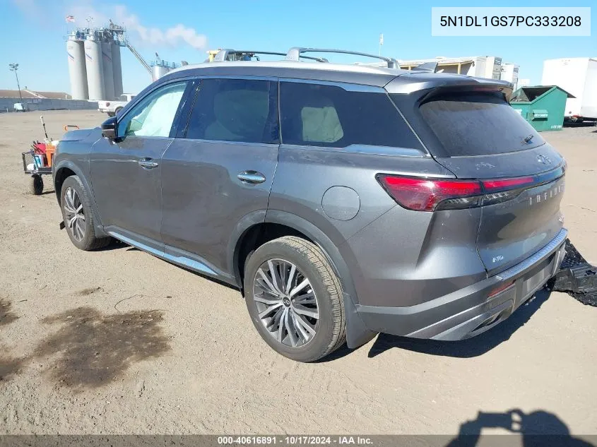 2023 Infiniti Qx60 Sensory Awd VIN: 5N1DL1GS7PC333208 Lot: 40616891