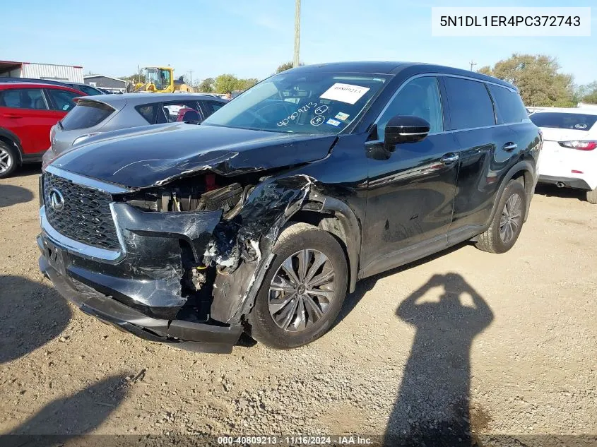 2023 Infiniti Qx60 Pure VIN: 5N1DL1ER4PC372743 Lot: 40809213