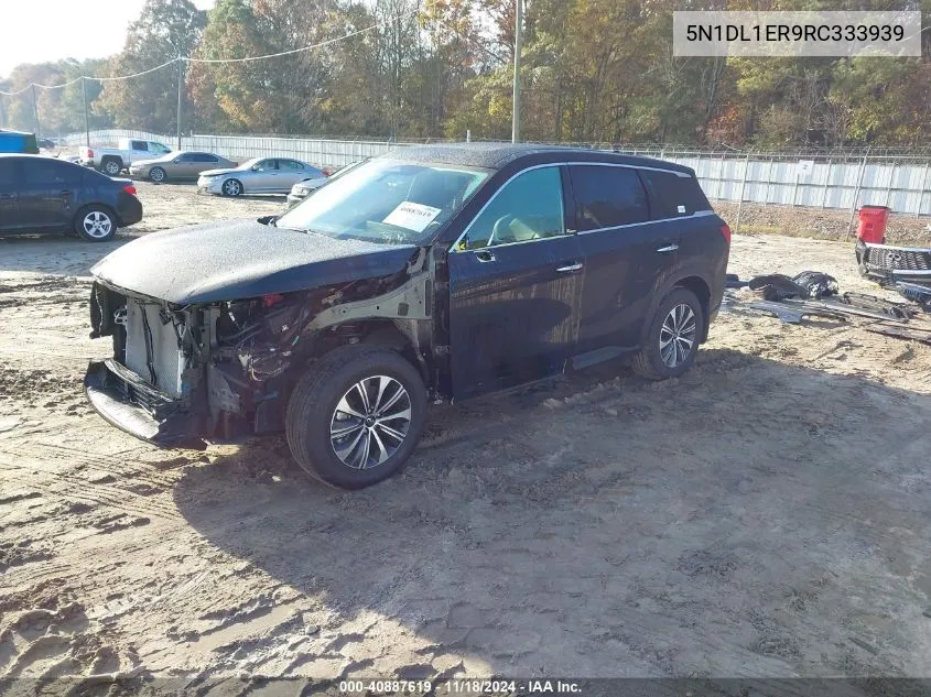 2024 Infiniti Qx60 Pure VIN: 5N1DL1ER9RC333939 Lot: 40887619