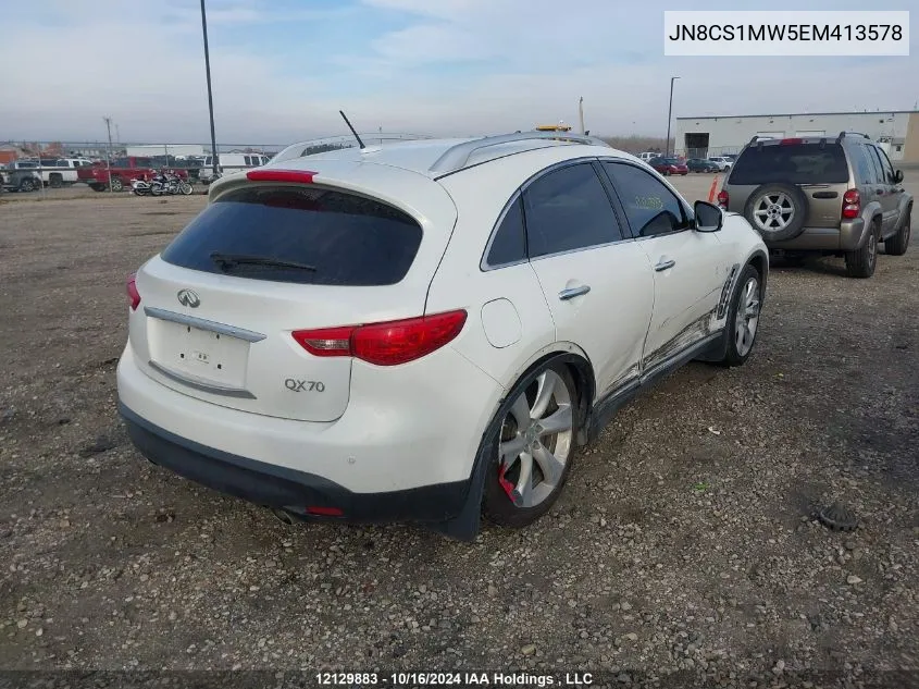 JN8CS1MW5EM413578 2014 Infiniti Qx70