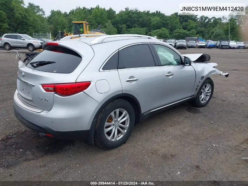 JN8CS1MW9EM412420 2014 Infiniti Qx70