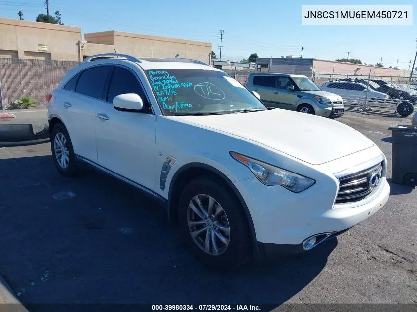 JN8CS1MU6EM450721 2014 Infiniti Qx70