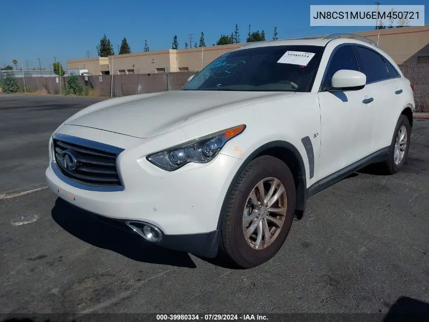 JN8CS1MU6EM450721 2014 Infiniti Qx70