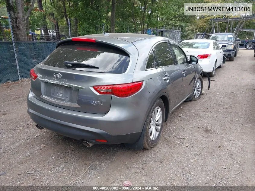 2014 Infiniti Qx70 VIN: JN8CS1MW9EM413406 Lot: 40269302