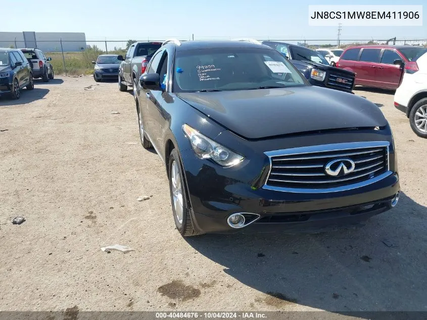 2014 Infiniti Qx70 VIN: JN8CS1MW8EM411906 Lot: 40484676