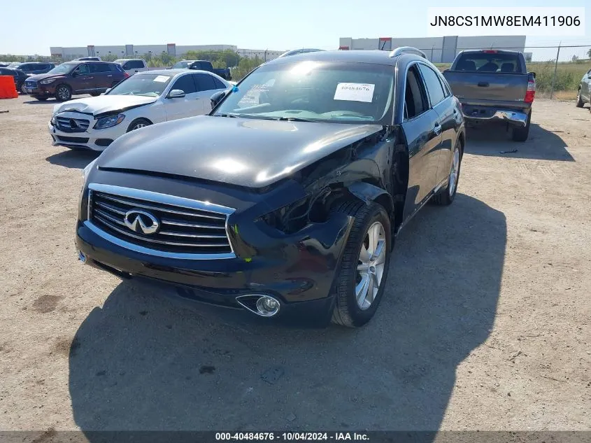 2014 Infiniti Qx70 VIN: JN8CS1MW8EM411906 Lot: 40484676