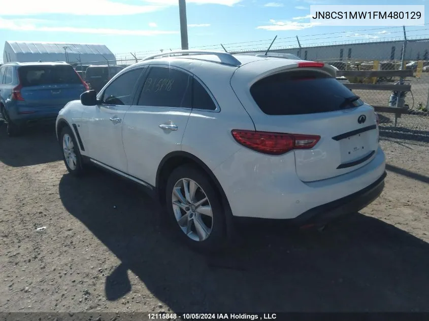 JN8CS1MW1FM480129 2015 Infiniti Qx70