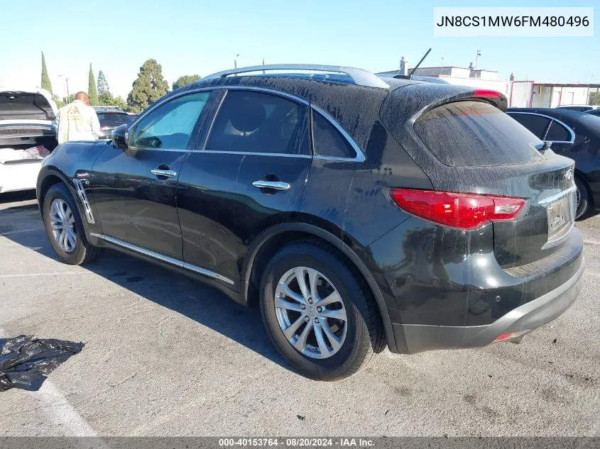 2015 Infiniti Qx70 VIN: JN8CS1MW6FM480496 Lot: 40153764