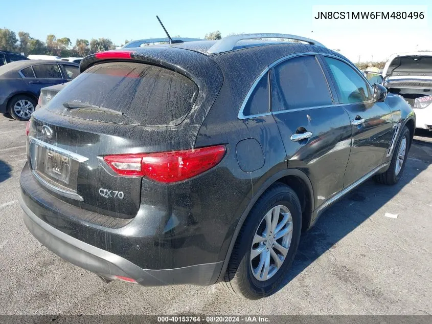 2015 Infiniti Qx70 VIN: JN8CS1MW6FM480496 Lot: 40153764