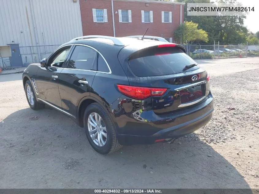 2015 Infiniti Qx70 VIN: JN8CS1MW7FM482614 Lot: 40294832