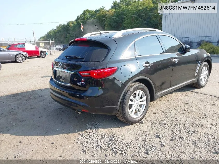 2015 Infiniti Qx70 VIN: JN8CS1MW7FM482614 Lot: 40294832