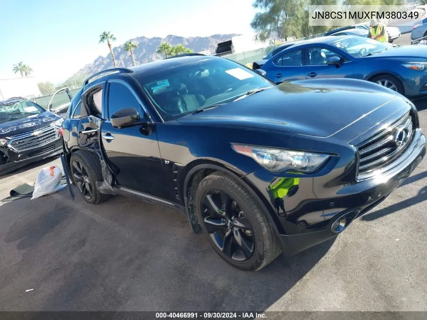 2015 Infiniti Qx70 VIN: JN8CS1MUXFM380349 Lot: 40466991