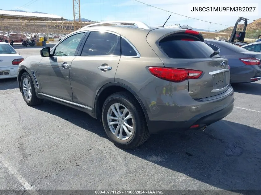 2015 Infiniti Qx70 VIN: JN8CS1MU9FM382027 Lot: 40771125