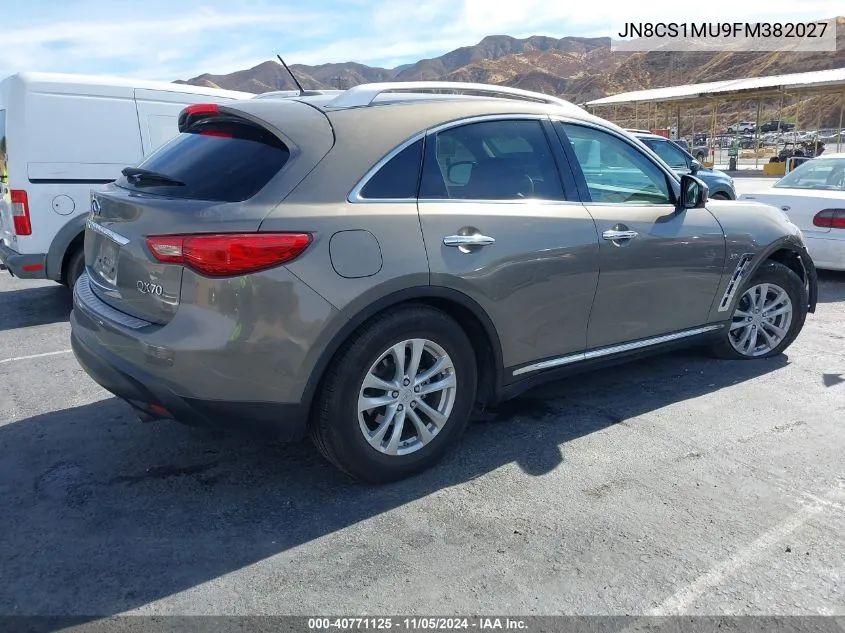 2015 Infiniti Qx70 VIN: JN8CS1MU9FM382027 Lot: 40771125