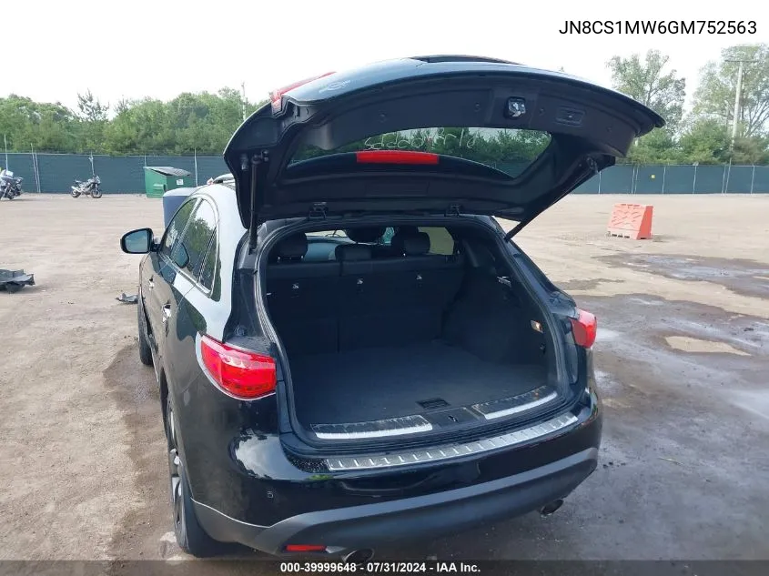 JN8CS1MW6GM752563 2016 Infiniti Qx70