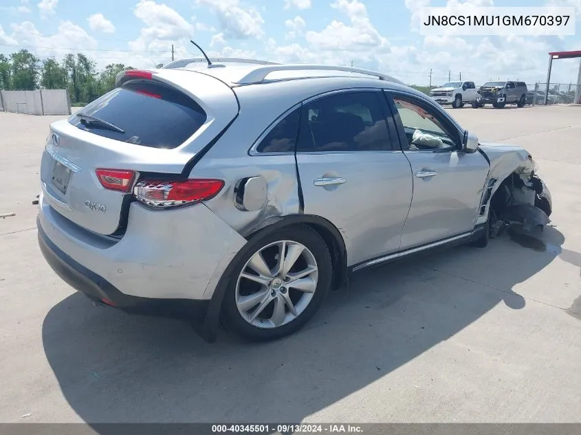 JN8CS1MU1GM670397 2016 Infiniti Qx70