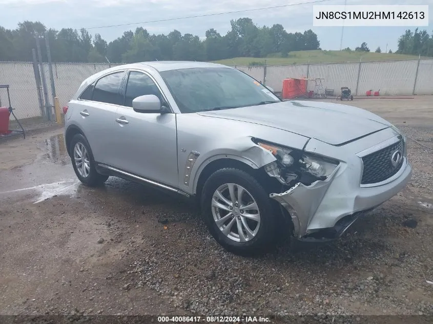 2017 Infiniti Qx70 VIN: JN8CS1MU2HM142613 Lot: 40086417