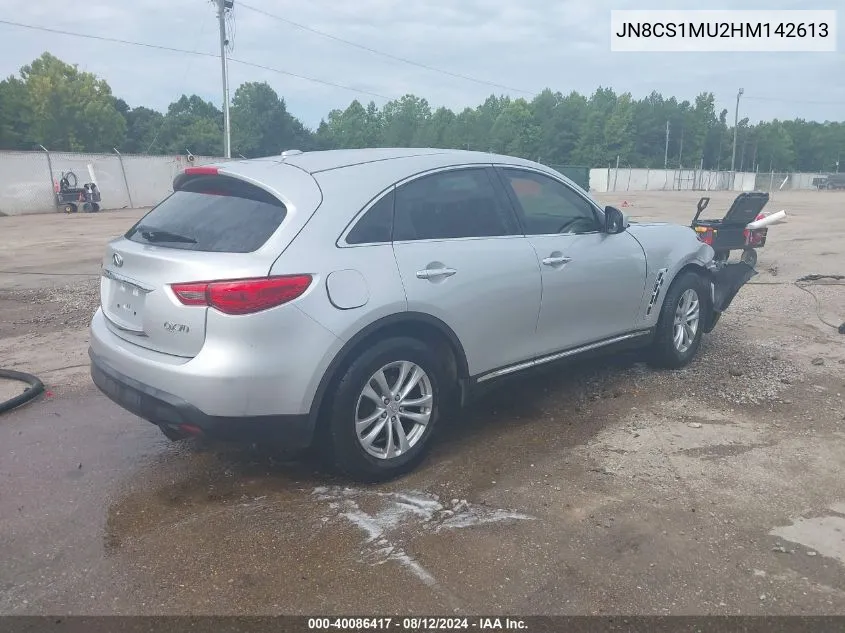 JN8CS1MU2HM142613 2017 Infiniti Qx70