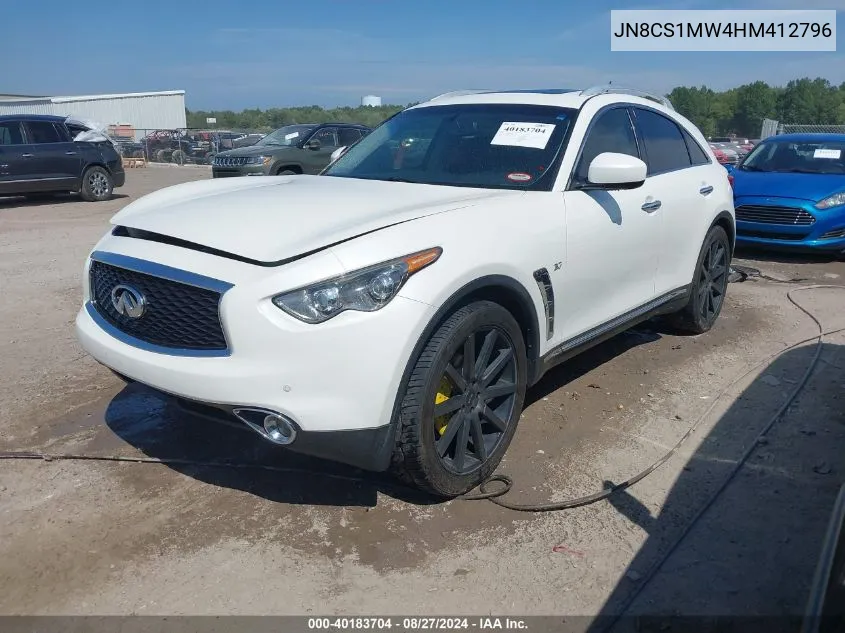 2017 Infiniti Qx70 VIN: JN8CS1MW4HM412796 Lot: 40183704