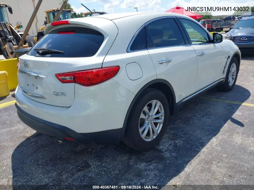 JN8CS1MU9HM143032 2017 Infiniti Qx70