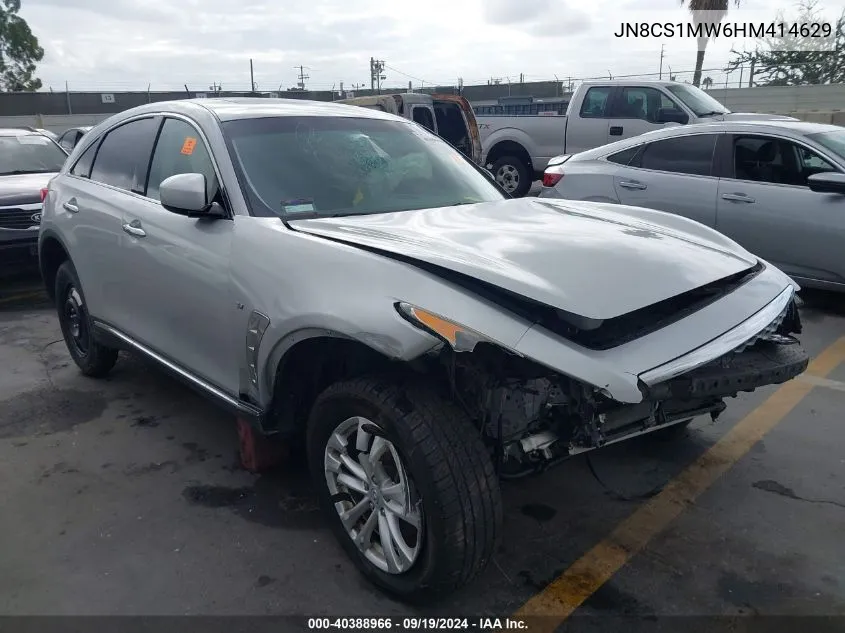 2017 Infiniti Qx70 VIN: JN8CS1MW6HM414629 Lot: 40388966