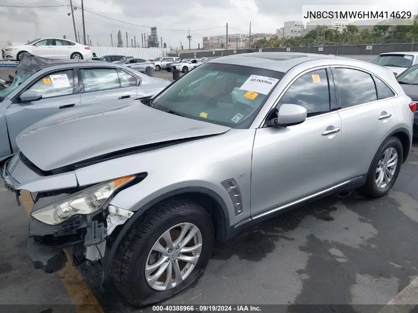 2017 Infiniti Qx70 VIN: JN8CS1MW6HM414629 Lot: 40388966