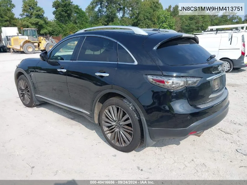 JN8CS1MW9HM413751 2017 Infiniti Qx70