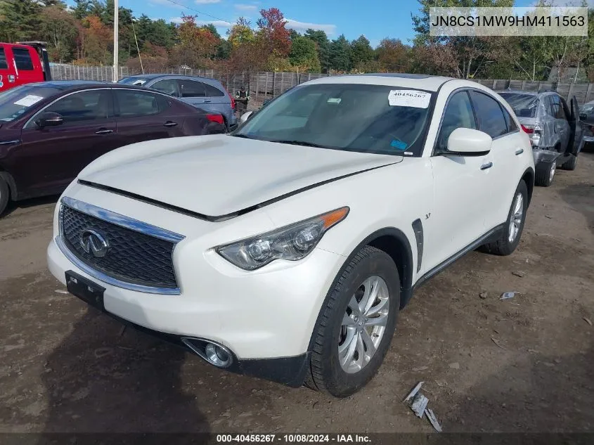 2017 Infiniti Qx70 VIN: JN8CS1MW9HM411563 Lot: 40456267